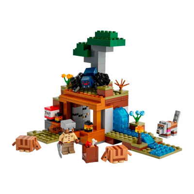 Конструктор Lego Minecraft 21269 Экспедиция на рудник Броненосец 01